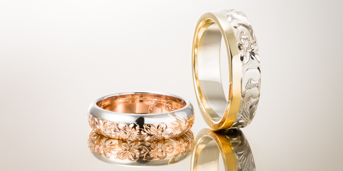 Twocolor Ring ツーカラーリング 結婚指輪 Maile