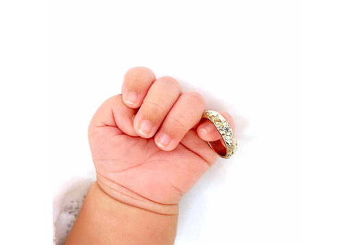 ハワイアンジュエリーMAILE（マイレ）福岡天神店　ベビーリング 製作実績　