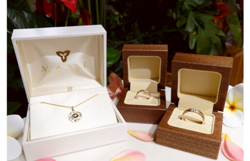 ハワイアンジュエリーMAILE（マイレ）東京銀座店　ハワイアンメモリアルジュエリー　製作実績　リング・ペンダント画像