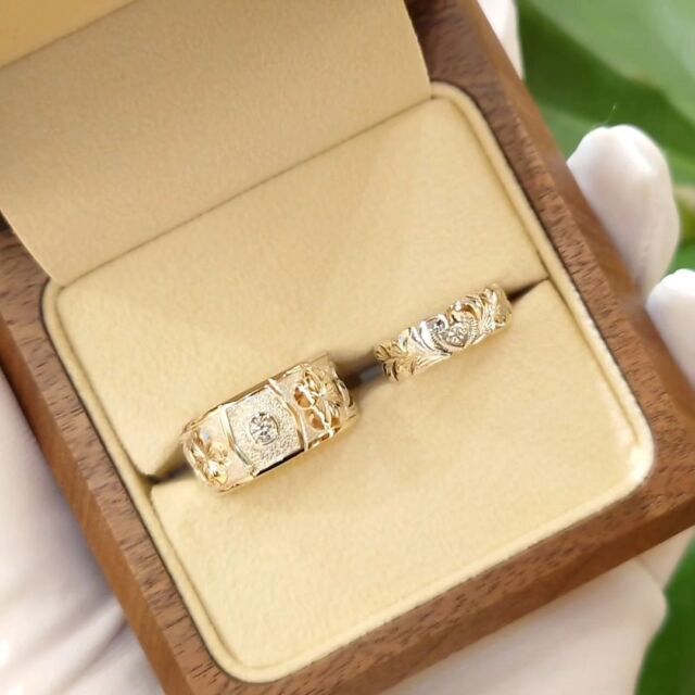 MAILE ハワイアンジュエリー ダイヤモンドサークルブレスレット(14KYG